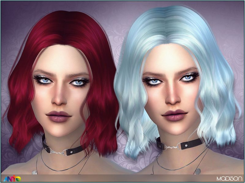 Short wavy hair for your simmies Found in TSR Category Sims 4 Female Hairstyles