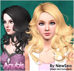 Beautiful classy Sims 3 hair Anubis