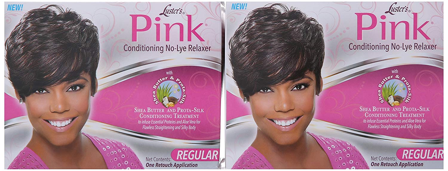 Amazon Pink Luster s Conditioning No lye Relaxer Kit Regular 1 Application Pack of 2 Beauty