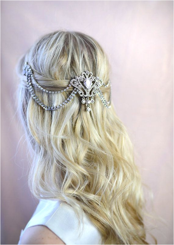 Bridal Hair Chain by LottieDaDesigns on etsy