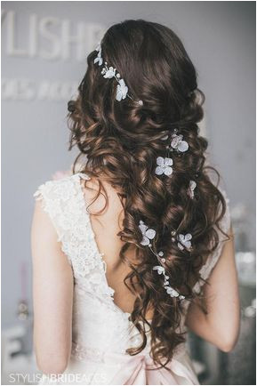 Wedding Long Flowers Hair Vine Bridal Hair Crystal Vine Pearl Hair Accessories Pearl Crystal Vine Bridal Hairpiece Bridal Hair Vine by StylishBrideAccs