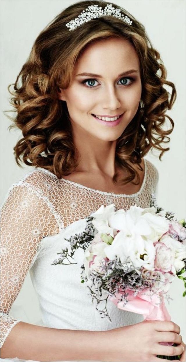 wedding hairstyles with tiara Bridal Tiaras Hairstyle • Updo • Half Up • Short Hair • With Hair Down • Curls • With Veil