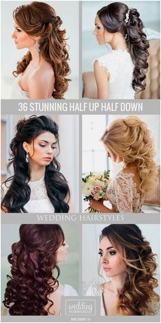 36 Stunning Half Up Half Down Wedding Hairstyles â¤ Are you looking for a half up