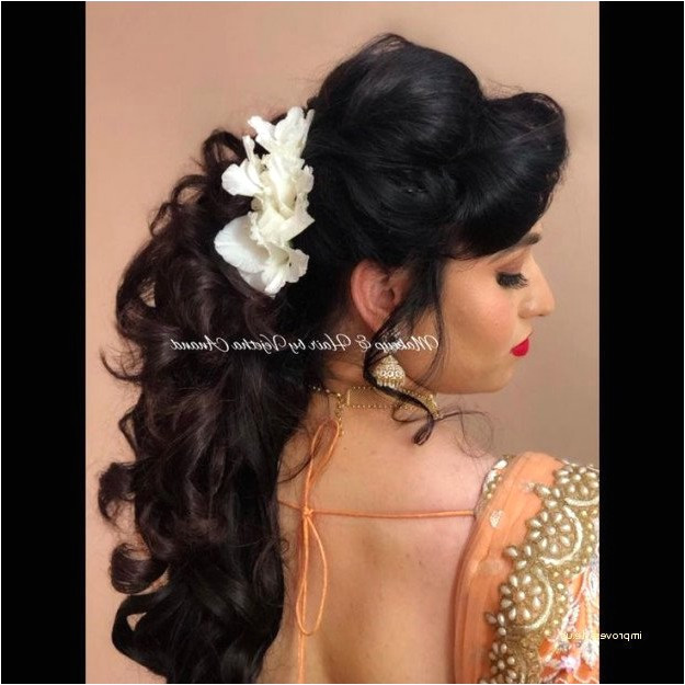 Wedding Flowers Hair Elegant Great New Indian Bridal Hairstyle Fresh Lehenga Hairstyle 0d Amazing