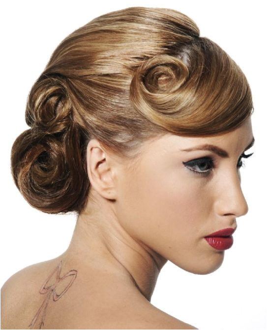 Awesome pin curls