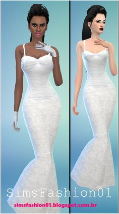 Sims Fashion 01 Wedding Dress With Corset • Sims 4 Downloads The Sims Sims