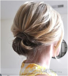 Chic Updo for Short to Medium Length Hair Summer Hair Medium Hair StylesShort