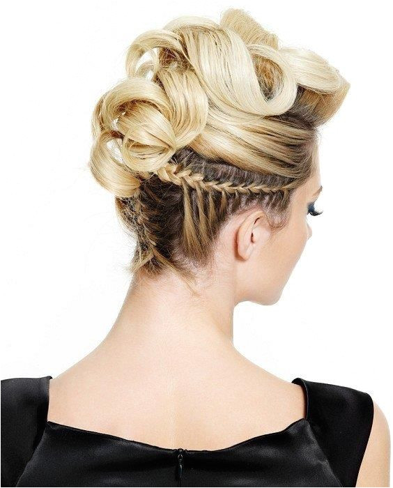 Updo braided haircut with braid hairstyles hairstyle hair long short medium buns bun updo braids bang greek braided blond asian wedding