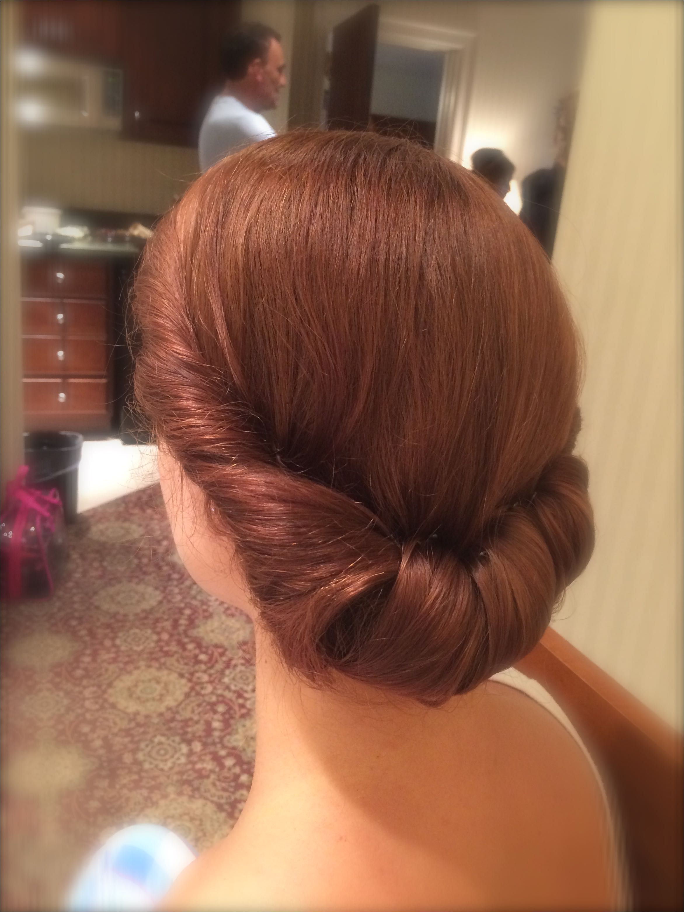 Wedding Bridal Updo Vintage Retro Chignon Retro Wedding Hair