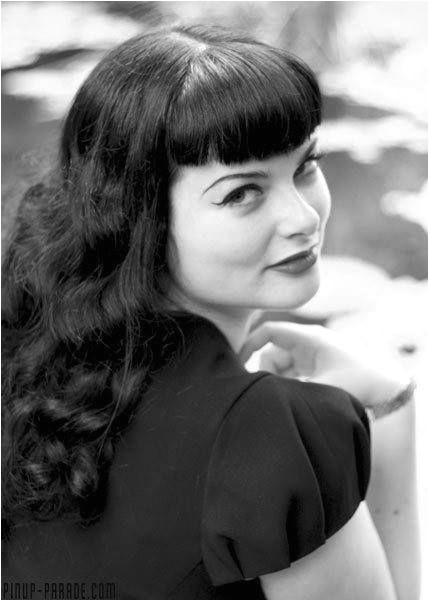Bettie Page Style Hair