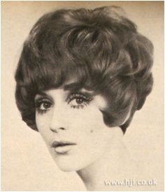 1969 Peter Bernatzsky curls hairstyle Hair was cut tight into the nape with soft waves through the top with volume Hairstyle by Peter Bernatzsky