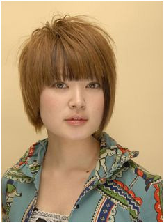 hort Blonde Fringe with Bangs