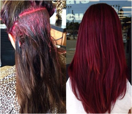 Behind The Chair red formula Matrix SOCOLOR Formula 3 oz 5VR ½ oz 3VR 1 oz SoRed RV 20 volume developer ½ oz Olaplex