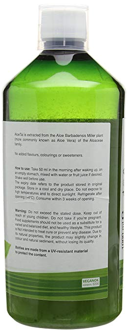 Benessence Natural Aloe Vera Juice 99 1 x 1000ml Amazon Beauty