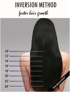 Inversion Method grow your hair 1 Inch in a Week