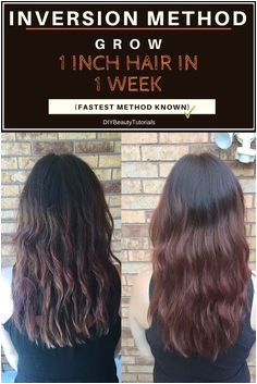 Inversion Method Grow 1 INCH of Hair in 1 WEEK Fastest Results