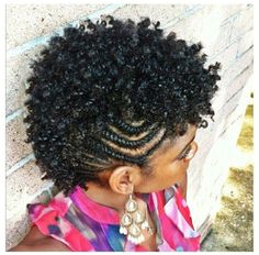 Love it Cabelo 4c Natural Hairstyles Braided Mohawk Hairstyles Mohawk Braid Braided