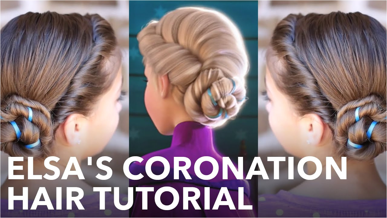 Elsa s Frozen Coronation Hairstyle Tutorial