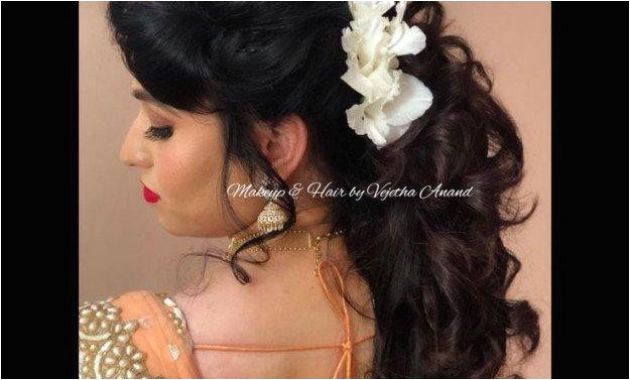 Down Hairstyles for Wedding Indian Wedding Hairstyles New Lehenga Hairstyle 0d Concept Indian