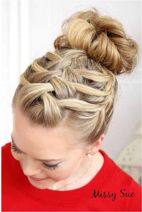 Simple & Easy Hairstyles for School girls 7