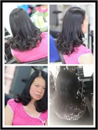 Hair Salon and Spa Angel Nguyen Thu curly hair before after