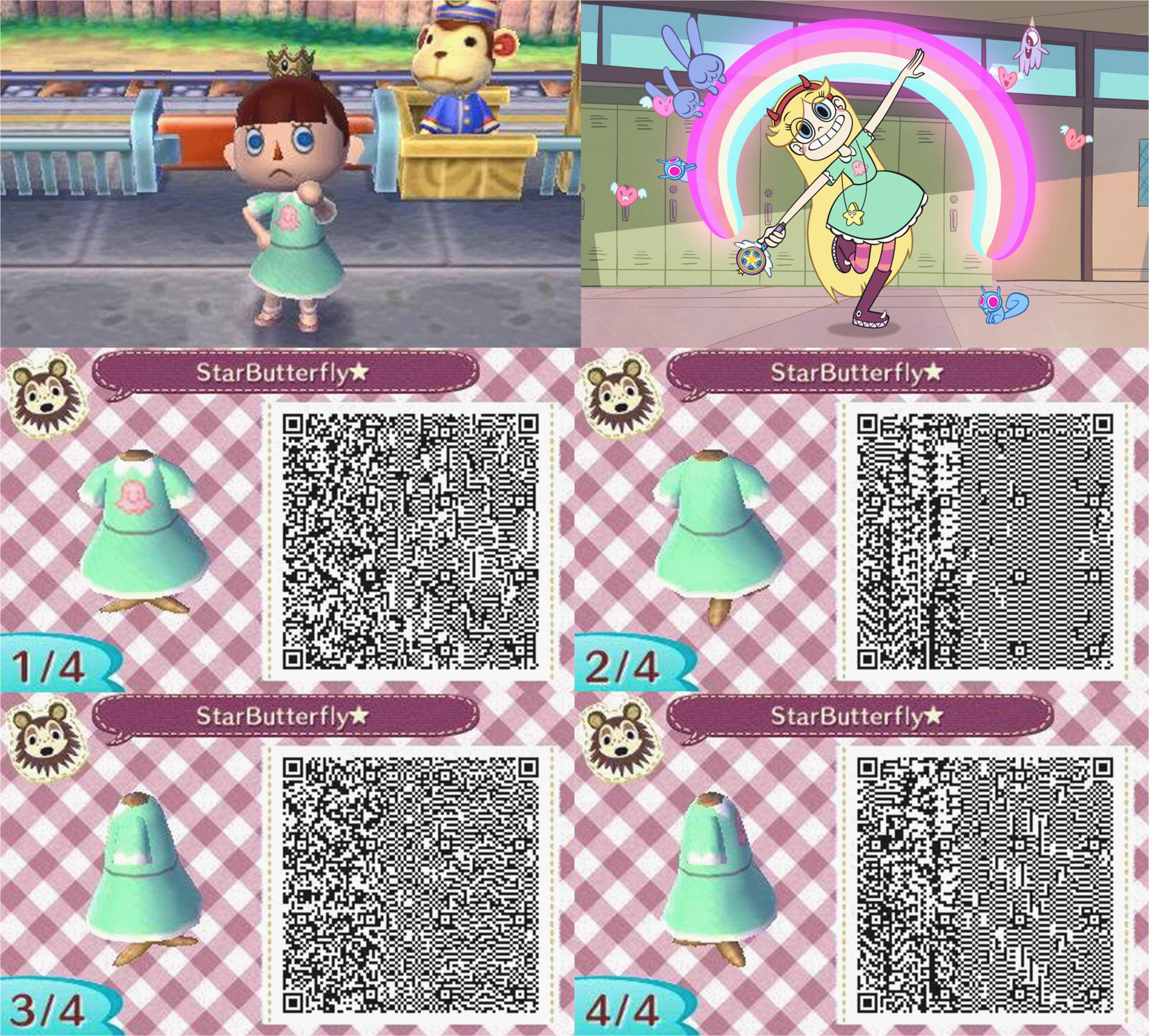 Star Butterfly Star vs the forces of evil Qr Code Design for Animal Crossing