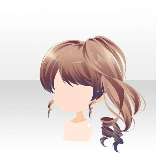 Anime Girl Hairstyles Chibi Hairstyles Hair Reference Drawing Reference Anime Hair