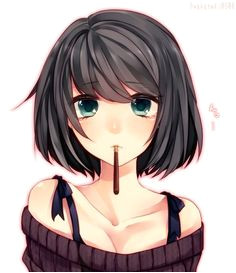 Anime picture 1000x1160 with original wakatsuki you artist girl single short hair blue eyes