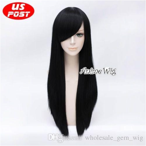 70CM Alice Madness Returns Women Long Straight Black Hair Anime Cosplay Wig Wig Cap Hairstyles Wig Caps For Big Heads From Wholesale gem wig $22 1 DHgate