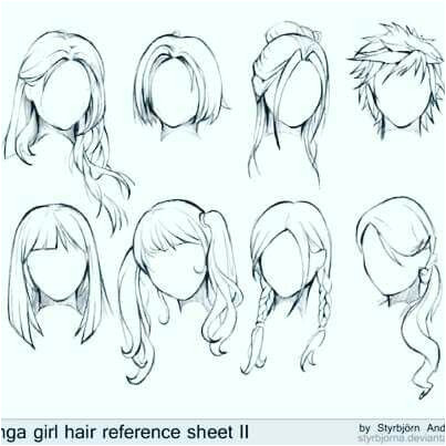 Hair Styles Drawing Anime Hair Drawing Girl Hair Drawing How To Draw Anime