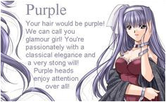 anime hair color meaning Google Search Hair Color Purple Hair Colors Anime Hair