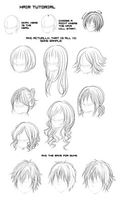 all types of anime hair Google Search