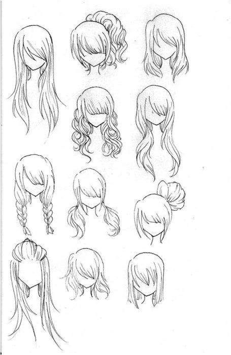 "how to draw hair" I m sure you got it down but maybe some new ideas oD