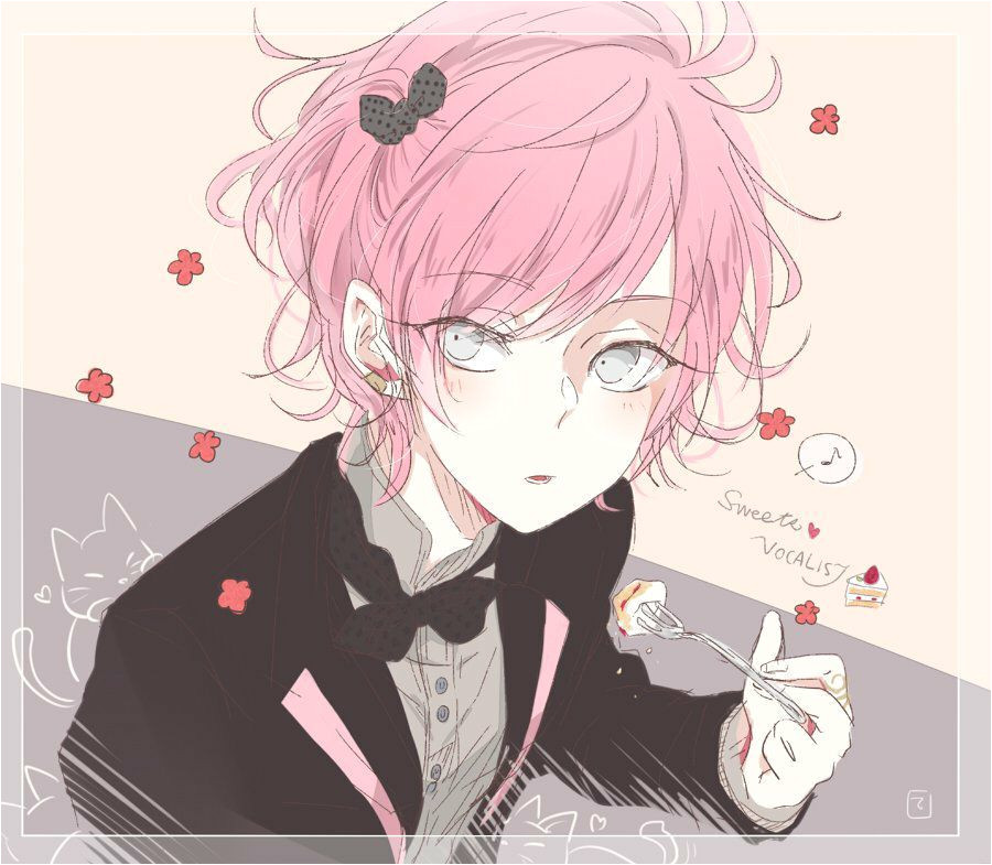 pink hair white eyes Anime Bilder Süßer Anime Junge Anime Männer Manga