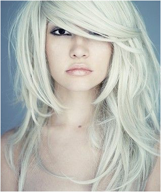 long blonde straight coloured platinum white Womens hairstyles for women WomensHairstylesMediumUpDos