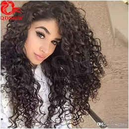 Curly hairstyles for afriCan ameriCan hair online shopping Human Hair Curly Lace Front Wigs For