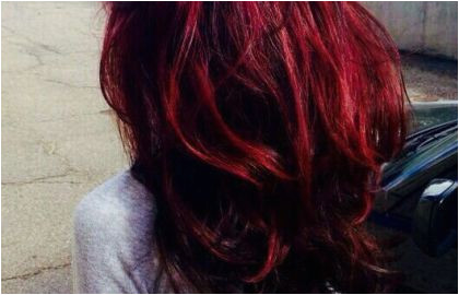 Black and Red Hair Color Inspirational Pin by Emily M Ombre Hair Color and Red