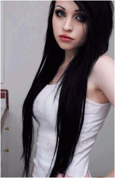 Long hair 3 Black Emo Hair Beauty Nails Beauty Makeup Hair