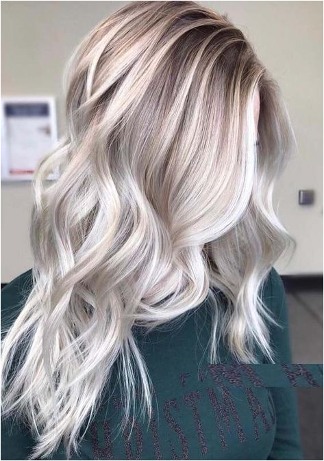 Platinum Blonde Ashy Highlights