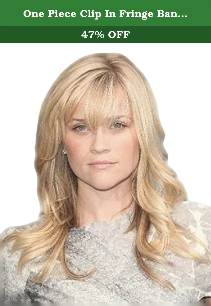 e Piece Clip In Fringe Bangs Hairpiece In Our Famous Nordic Blonde Mix Synthetic TO FRINGE OR NOT TO FRINGE THAT IS THE QUESTION