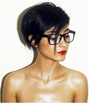 short hair with glasses Google Search
