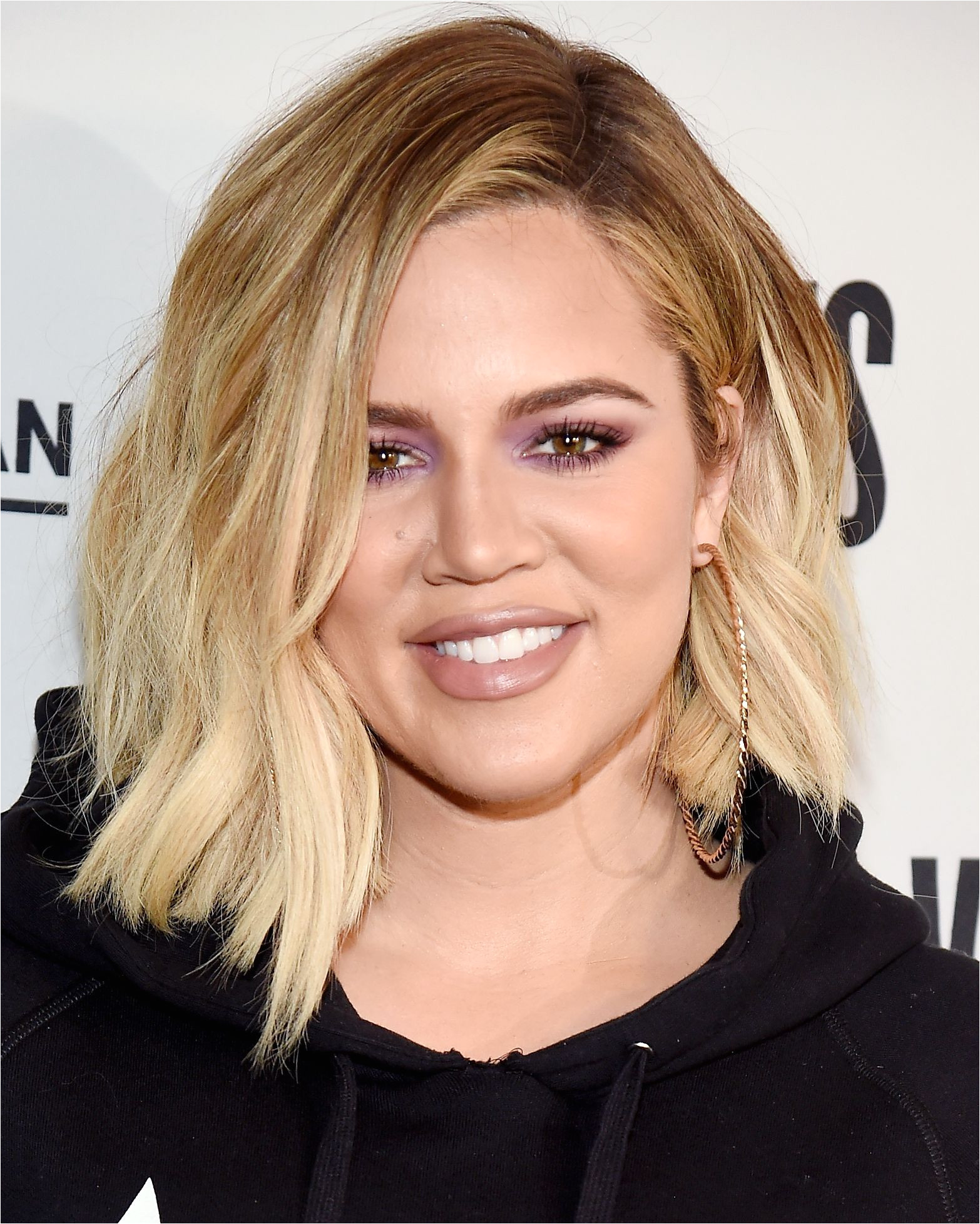 The Best Celebrity Lob Haircuts of 2017 Khloé Kardashian from InStyle