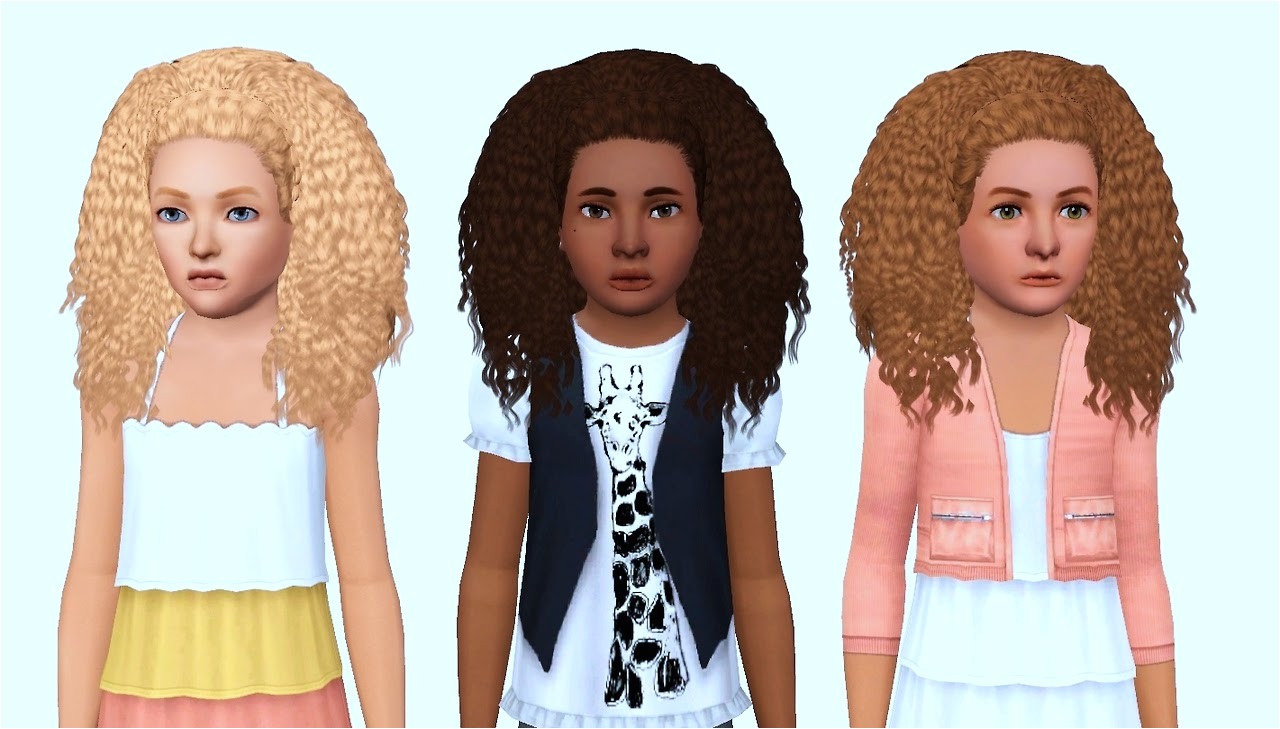Sims 3 Child Hair
