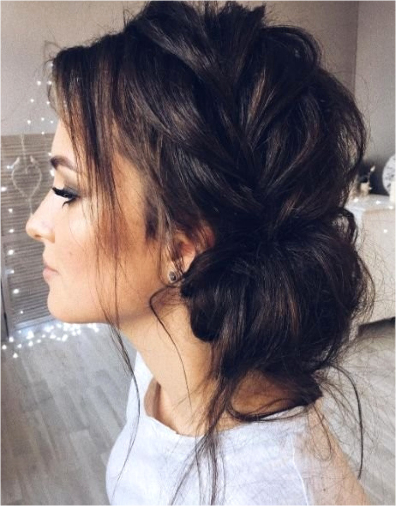 Cute Messy Bun Hairstyles Enchanting Hairstyle Wedding Awesome Messy Hairstyles 0d Wedding