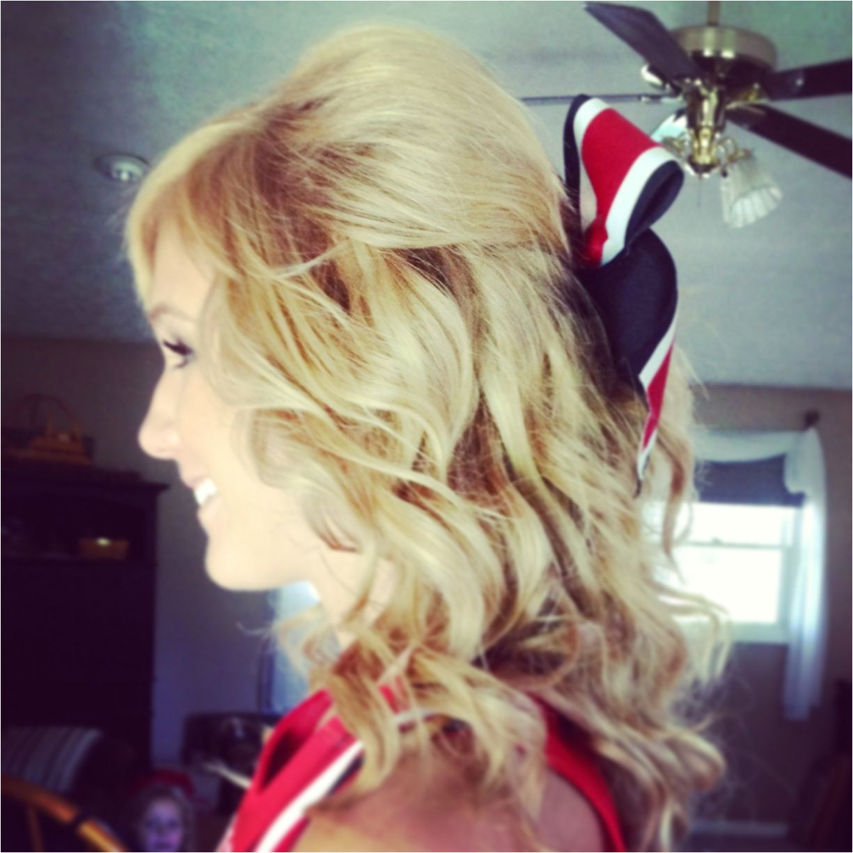 Cheer hair going to try this