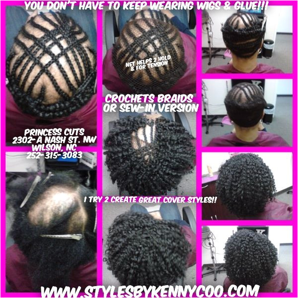 Crochet Braids 2 Cover Alopecia kennycoostyles stylesbykennycoo
