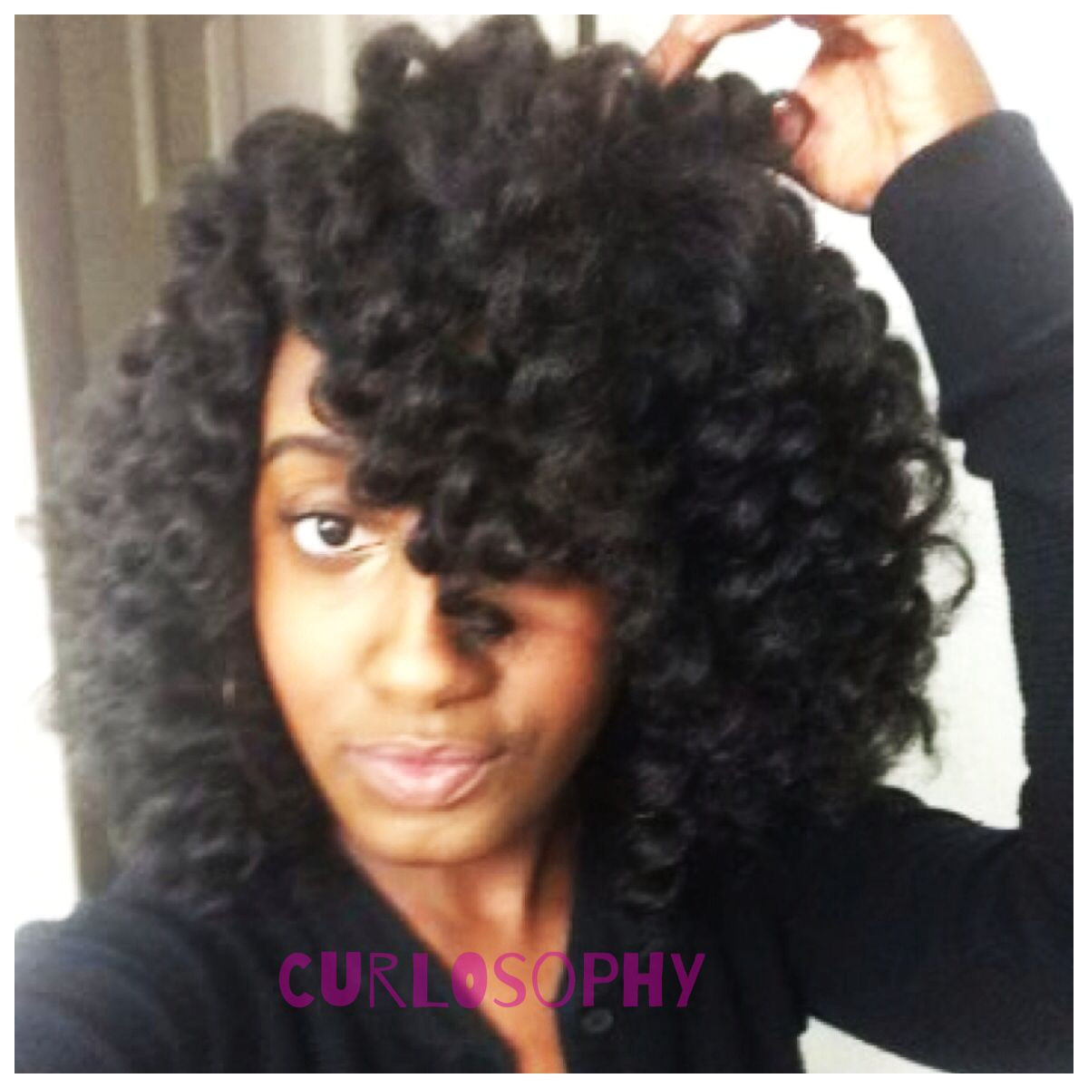 Crochet Braids with Marley Hair on Perm Rods