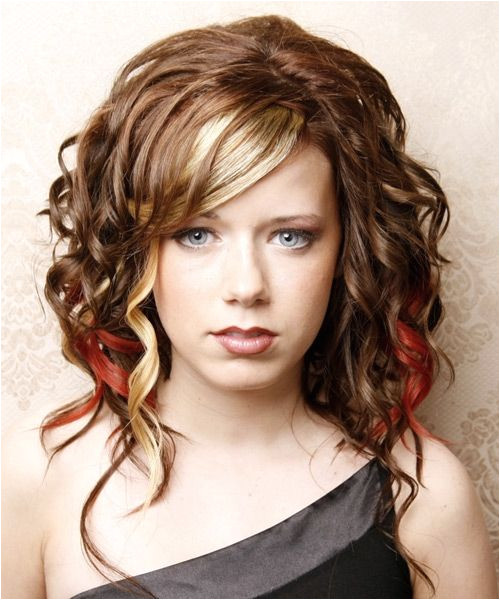 Curly Hairstyles 2019 Medium Medium Length Hair with Bangs Edgy Haircuts for Curly Hair