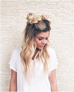 2 Buns Hairstyle Easy Curled Hairstyles Easy Beach Hairstyles Edgy Hairstyles Hairdos