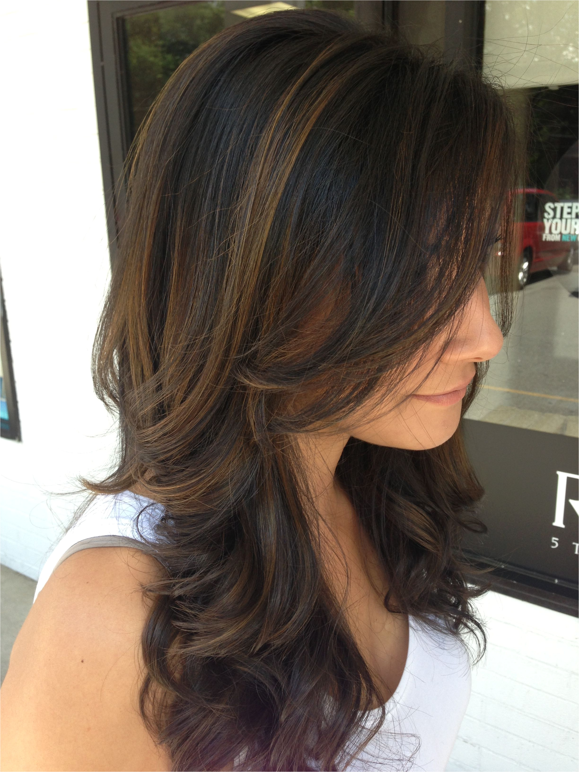 Light brown highlights salon877 work done by Clarissa